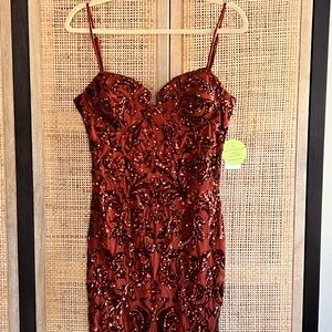 Elegant Sequin Embellished Dress